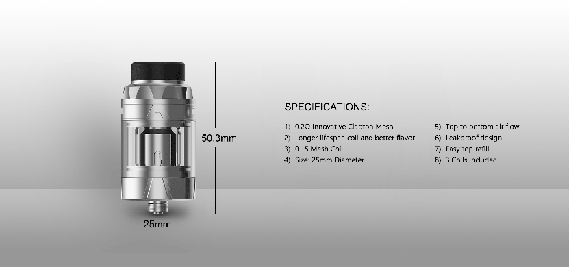 Augvape Intake Sub Ohm Tank атомайзер