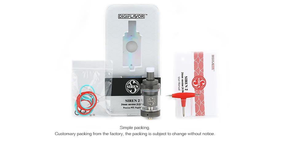 Вейп наргиле Digiflavor Siren 2 GTA MTL 4.5ml
