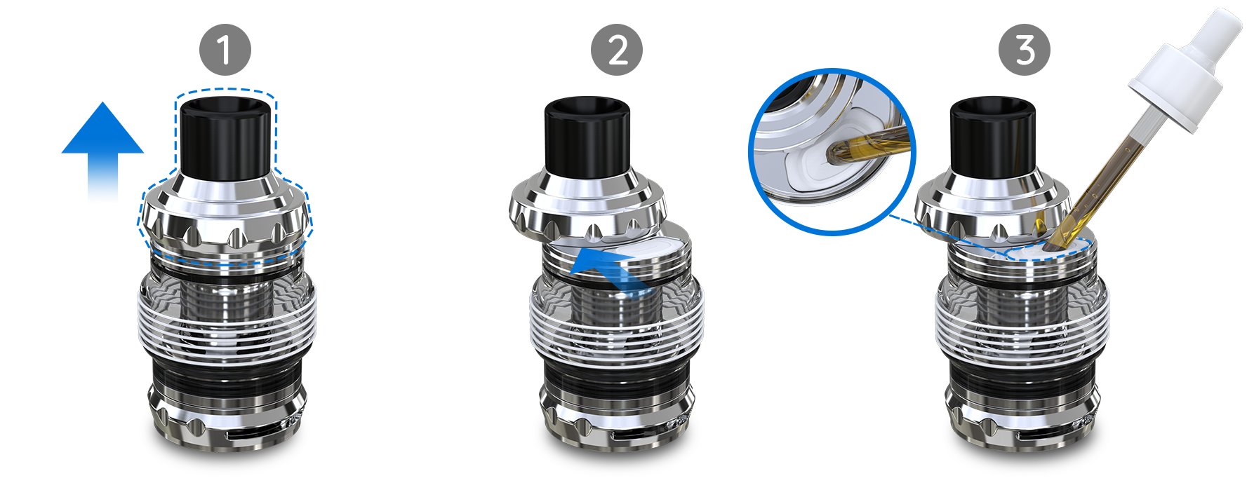 Атомайзер Eleaf Melo 5 4ml Зареждане с течност