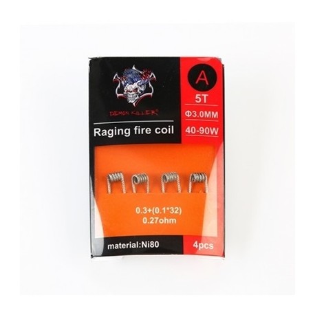 Demon Killer Raging Fire Coil Ni80 A 0.27oh