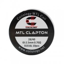 Coilology MTL Clapton SS316L 0.7ohm 10бр