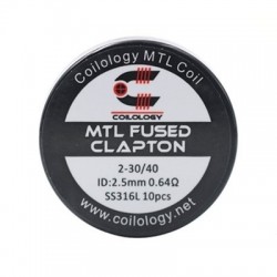 Coilology MTL Fused Clapton SS316L 0.64ohm 10бр
