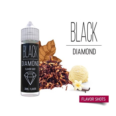 вейп течност без никотин Black Diamond 20/60ml Flavour Shot