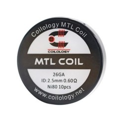 Coilology Framed Staple Prebuilt Coil Ni80 0.27ohm 10pcs