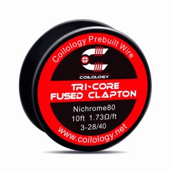 Coilology Tricore Fused Clapton Wire 3m Ni80 3-28/36 1.73ohm/m